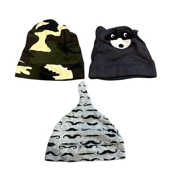 Bundle of Infant Beanies EUC - Picture 1 of 12